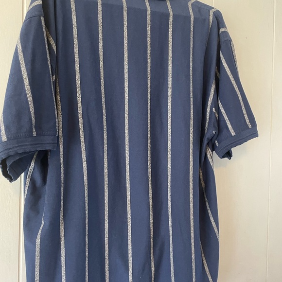 VTG 90’s Lee Sports Patriots Striped Polo Size XL - Picture 9 of 10